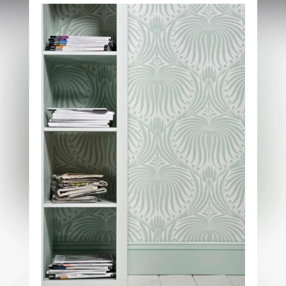 Anthropologie Farrow & Ball Lotus Wallpaper NWT